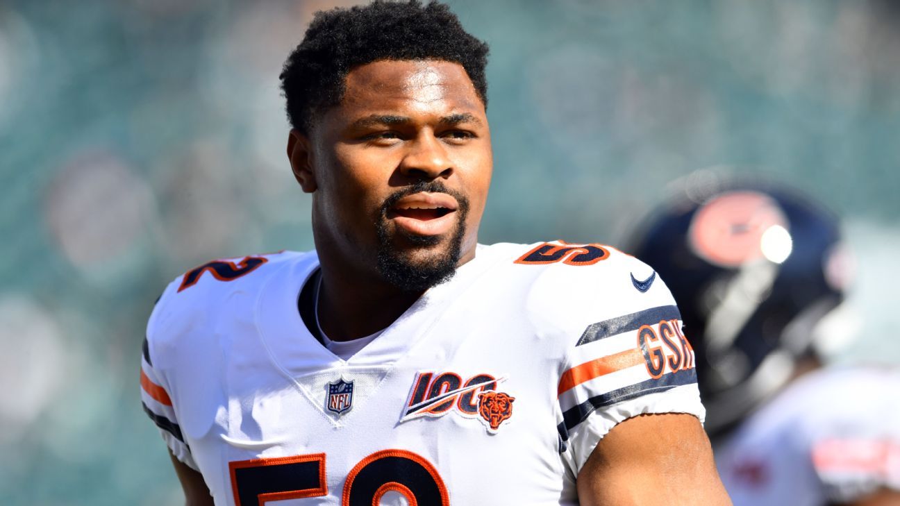 No decision on banged-up Khalil Mack for game vs. 49ers