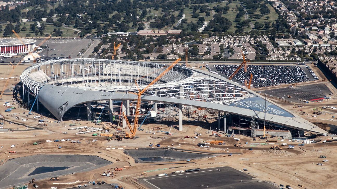 LA Stadium Photos Show Massive Arena the Chargers and Rams Will Share
