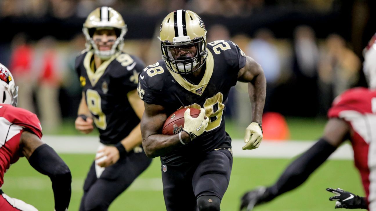 New Orleans Saints release RB Latavius Murray; Tony Jones Jr. to serve as backup