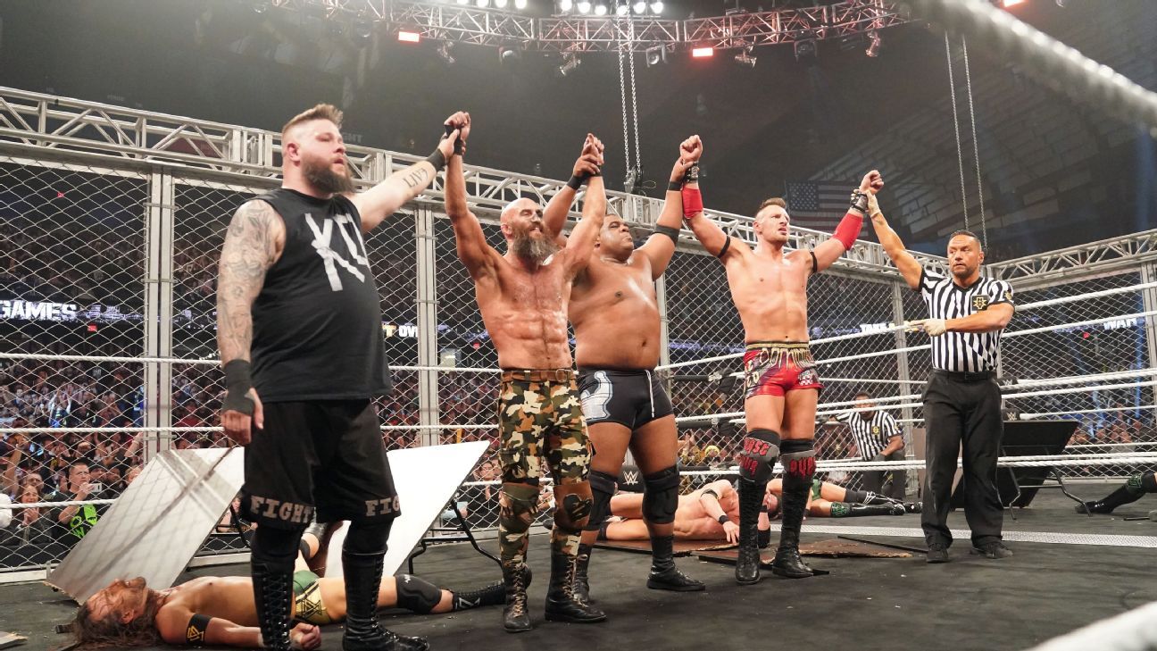 Wwe Nxt Takeover Wargames Results Kevin Owens Returns To Nxt Helps Team Ciampa Win Wargames