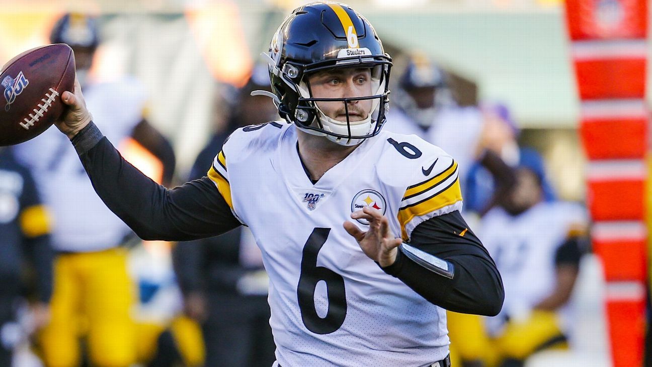 Devlin Hodges to start over Mason Rudolph for Steelers against Browns