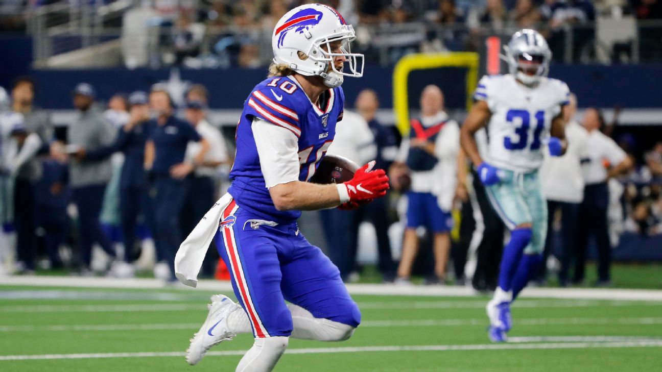 Buffalo Bills Cole Beasley Has Best Showing Of Season In 1st Game Back In Dallas Espn 3442