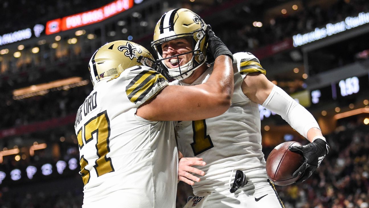 New Orleans Saints beat the Atlanta Falcons, clinch NFC South