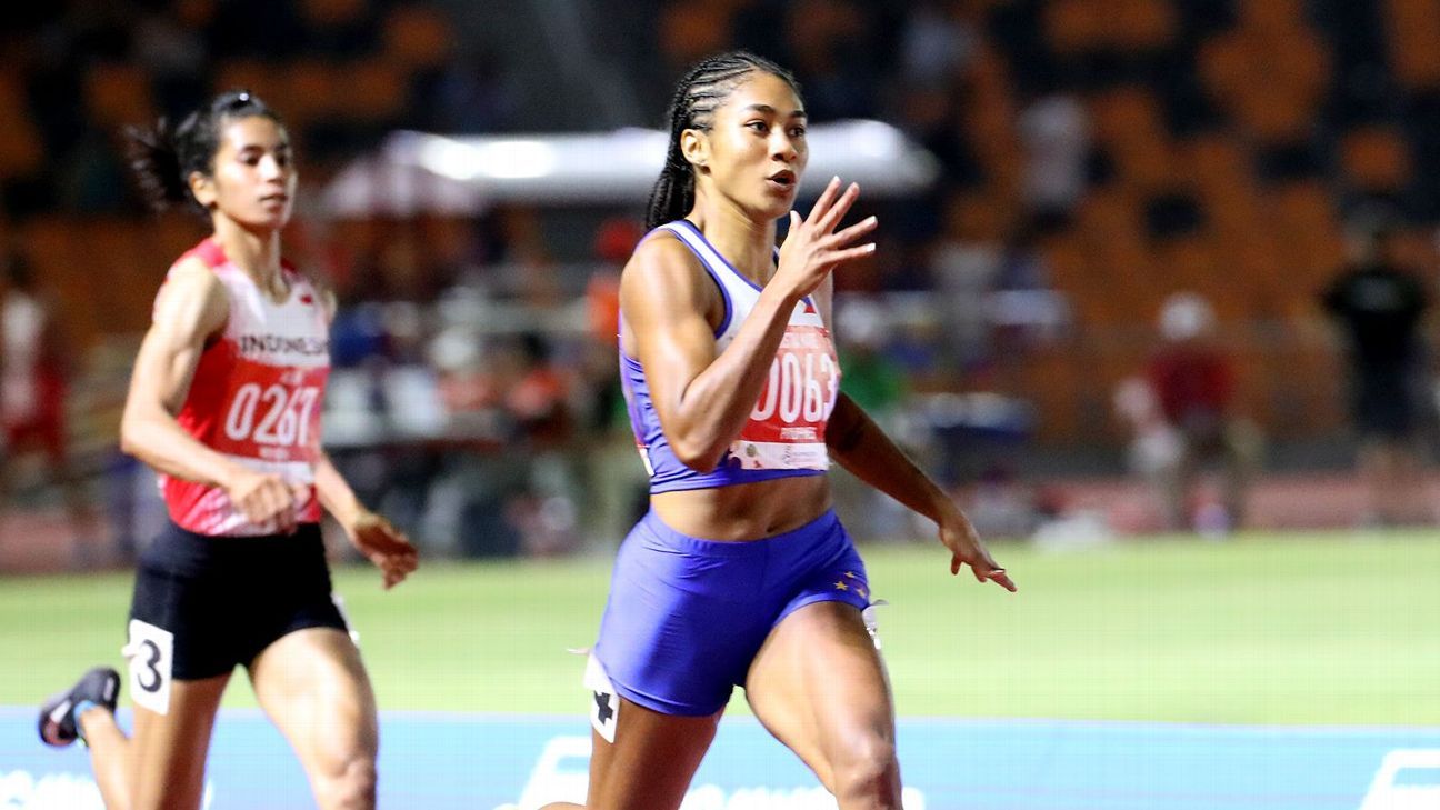 Ph S New Sprint Queen Kristina Knott Sets Sea Games Record