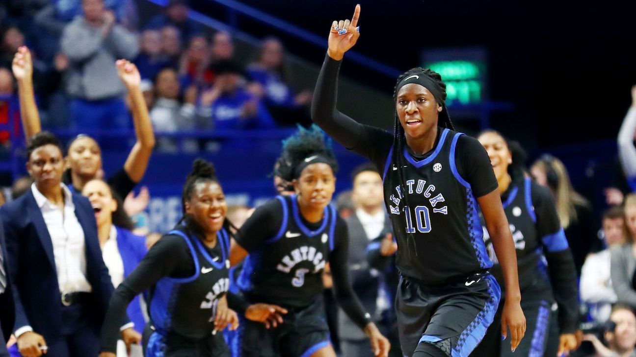 Kentucky's Rhyne Howard is espnW's player of the week