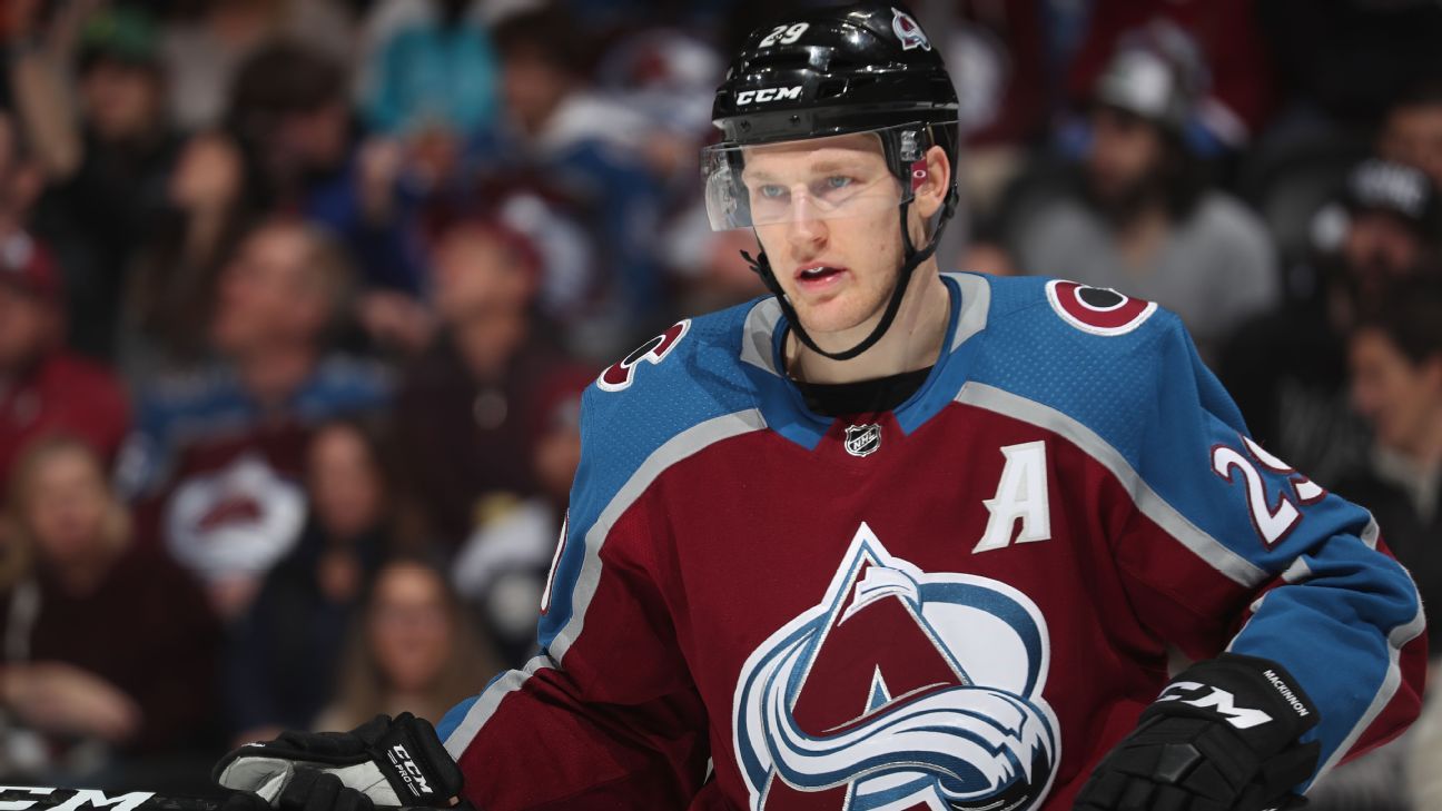 Case in points: MacKinnon up for hat trick of awards for Avs