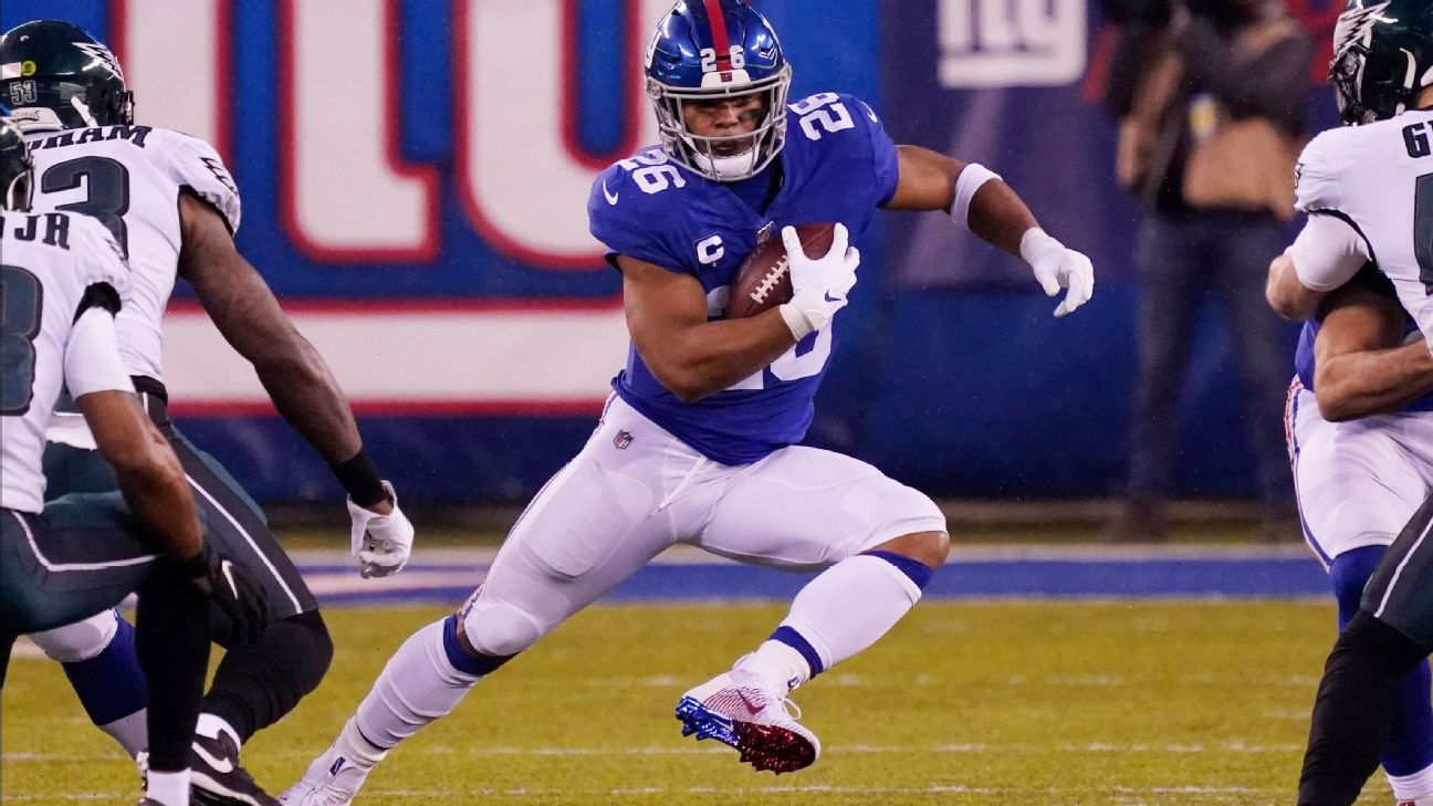 Saquon Barkley with big 68-yard run