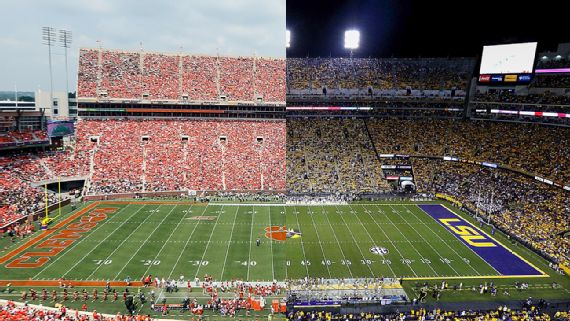 A Heated Lsu Clemson Debate Who Plays In The Real Death Valley