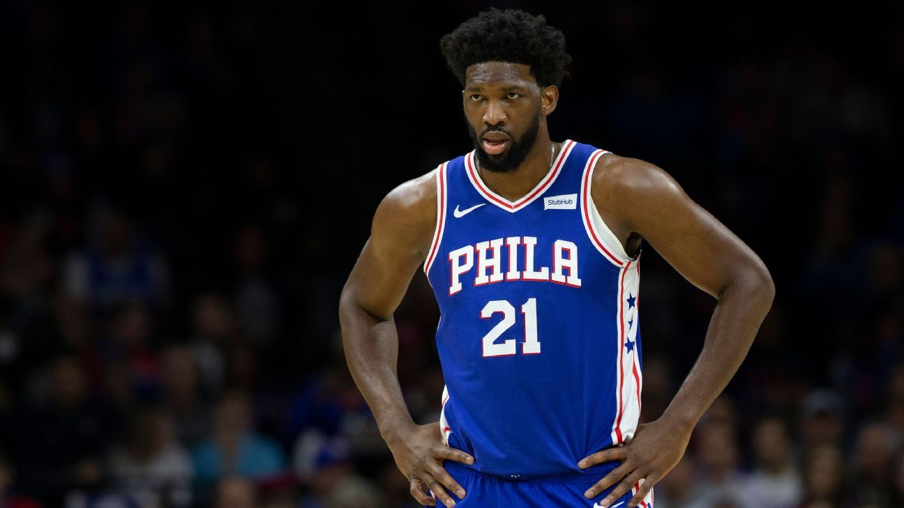 Joel Embiid, disponible ante los Warriors ESPN