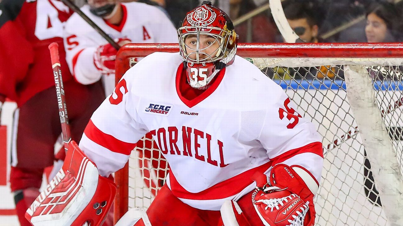 14 Men's Hockey Rallies To Spill #5 North Dakota, 4-3 - Cornell