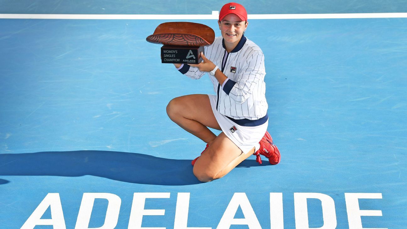 bovenste Email schrijven muis Barty claims Adelaide International title