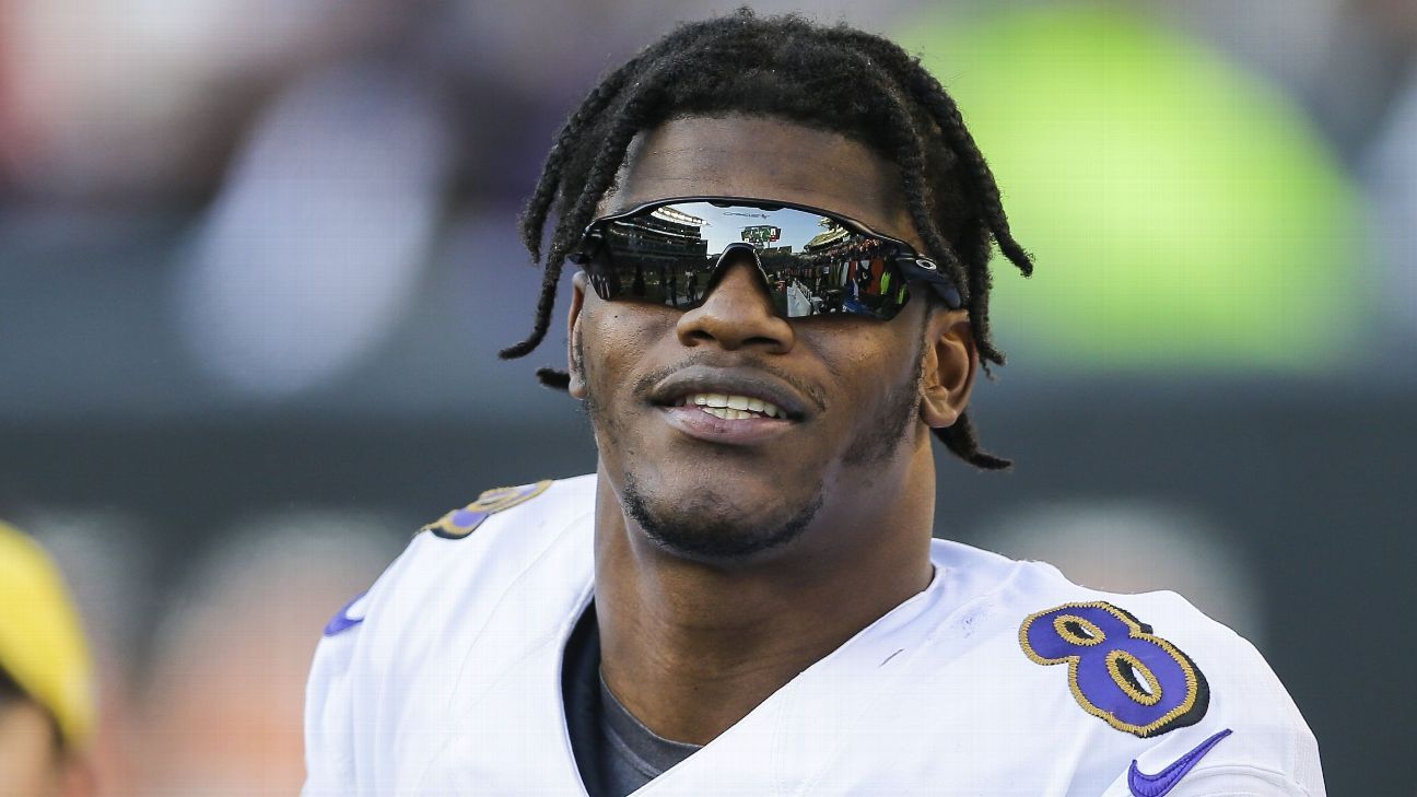 Lamar Jackson says he'd 'be happy' if Baltimore Ravens sign Antonio Brown  but isn't pushing for it 