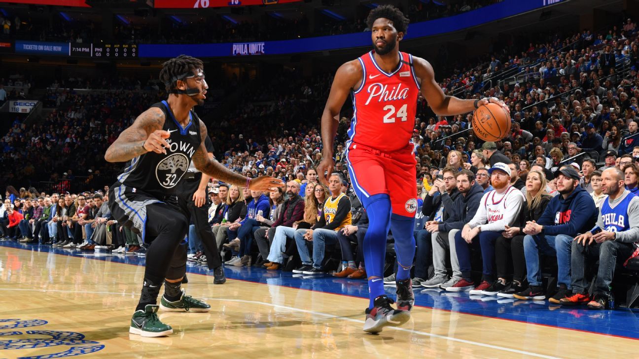 Joel Embiid honours Kobe Bryant and leads Philadelphia 76ers to