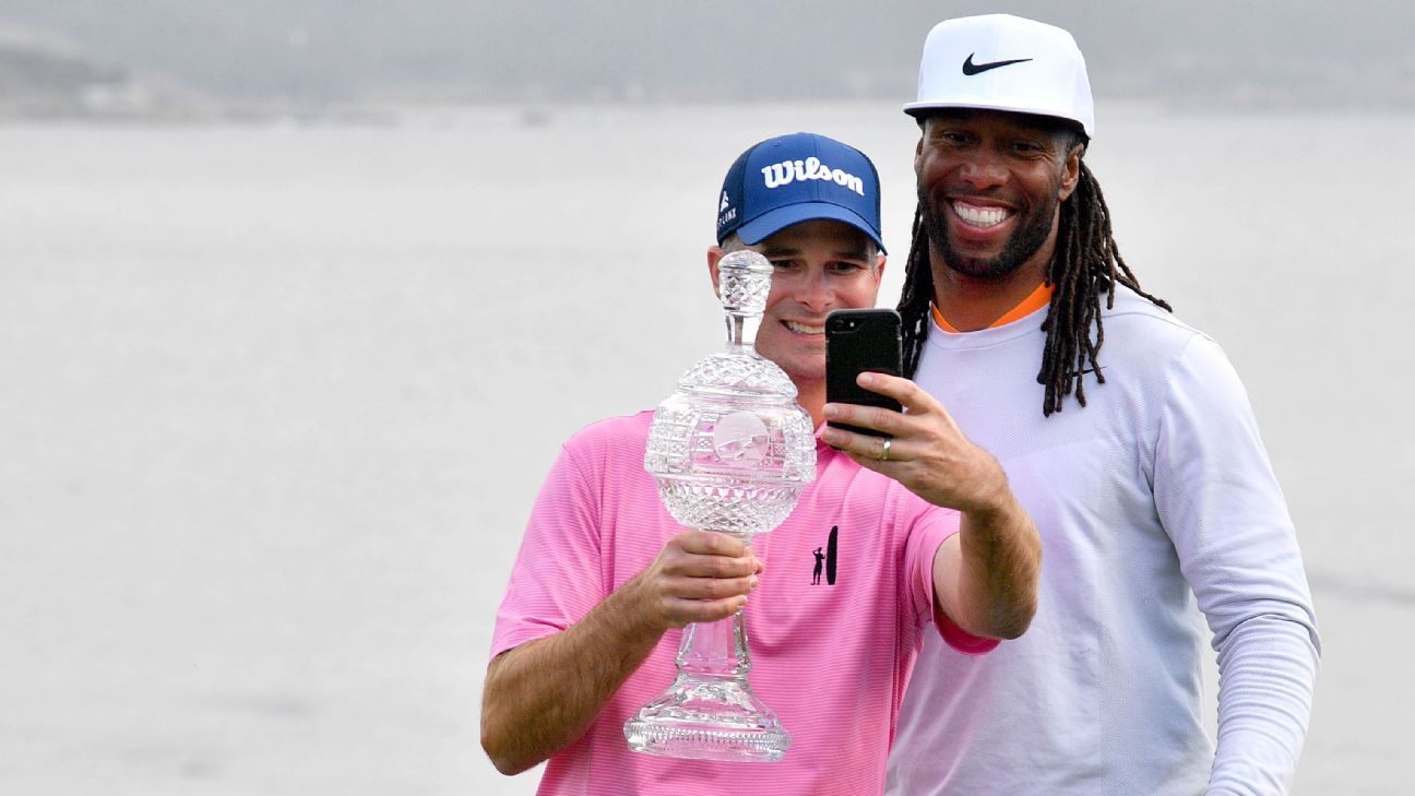 NFL star Larry Fitzgerald has golfand golfand golfand