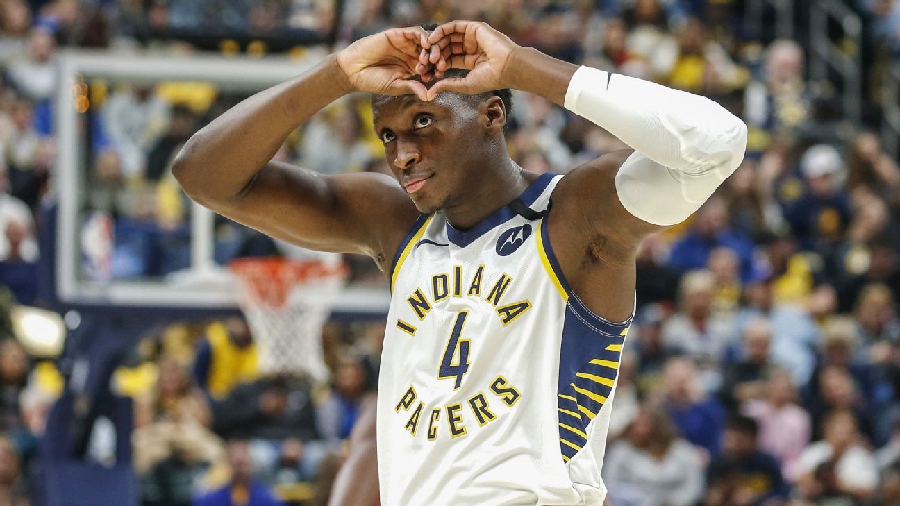 Indiana Pacers meet with Victor Oladipo for first time since surgery