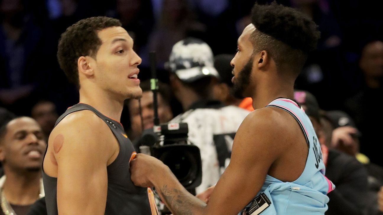 Derrick Jones Jr. wins Slam Dunk Contest over Aaron Gordon