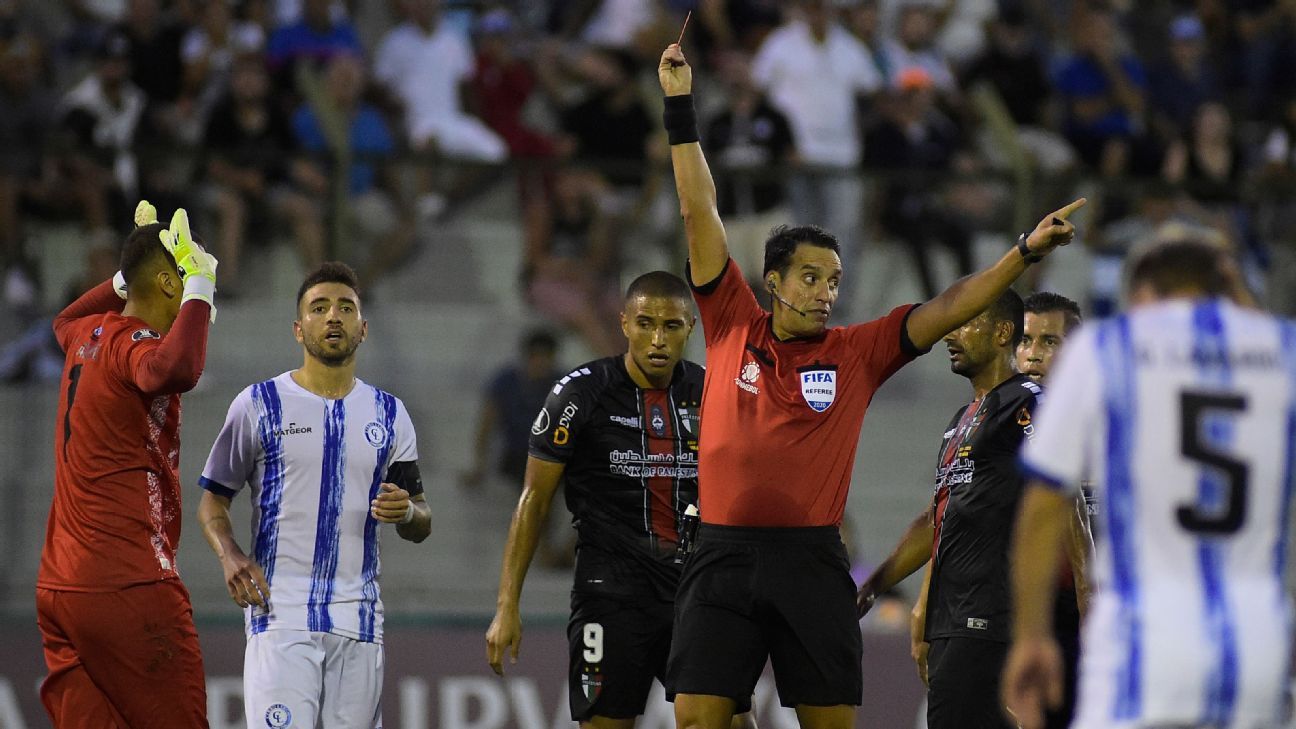 'Haaland celebration' sees Uruguay keeper sent off, team ...