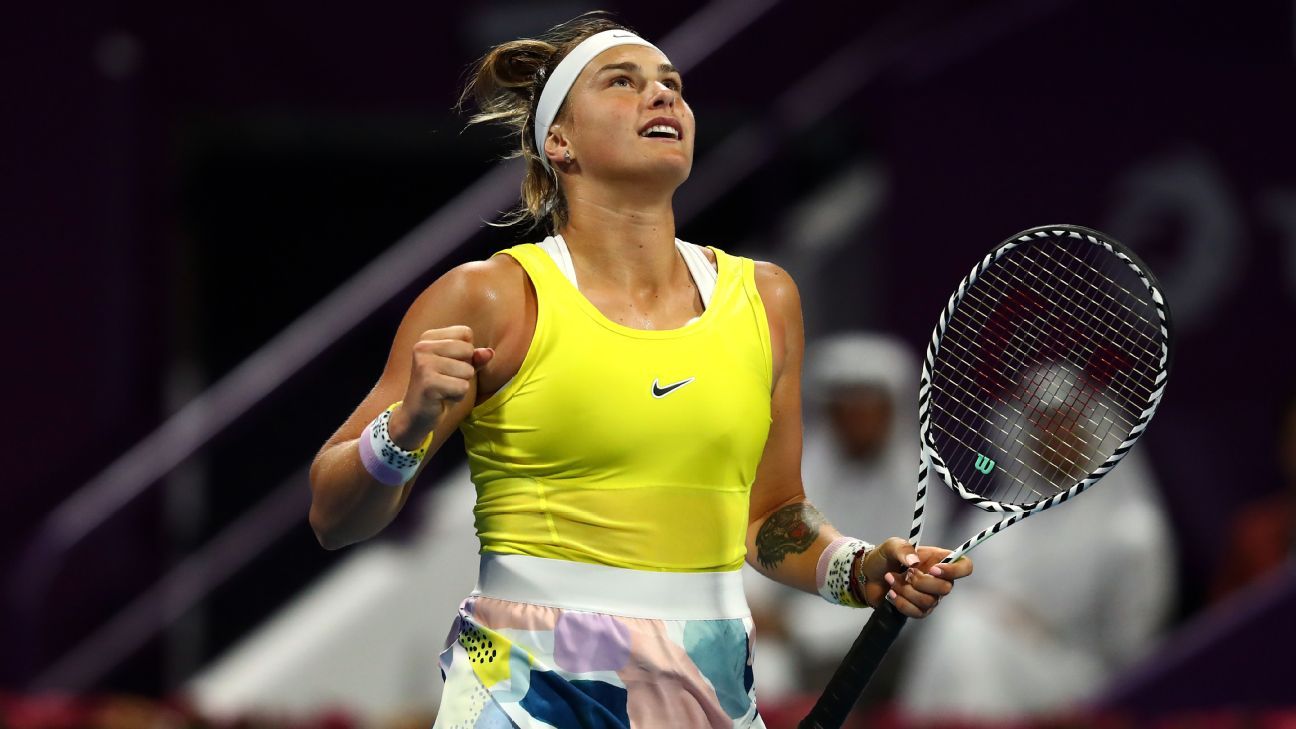 Aryna Sabalenka beats Petra Kvitova to win Qatar Total Open