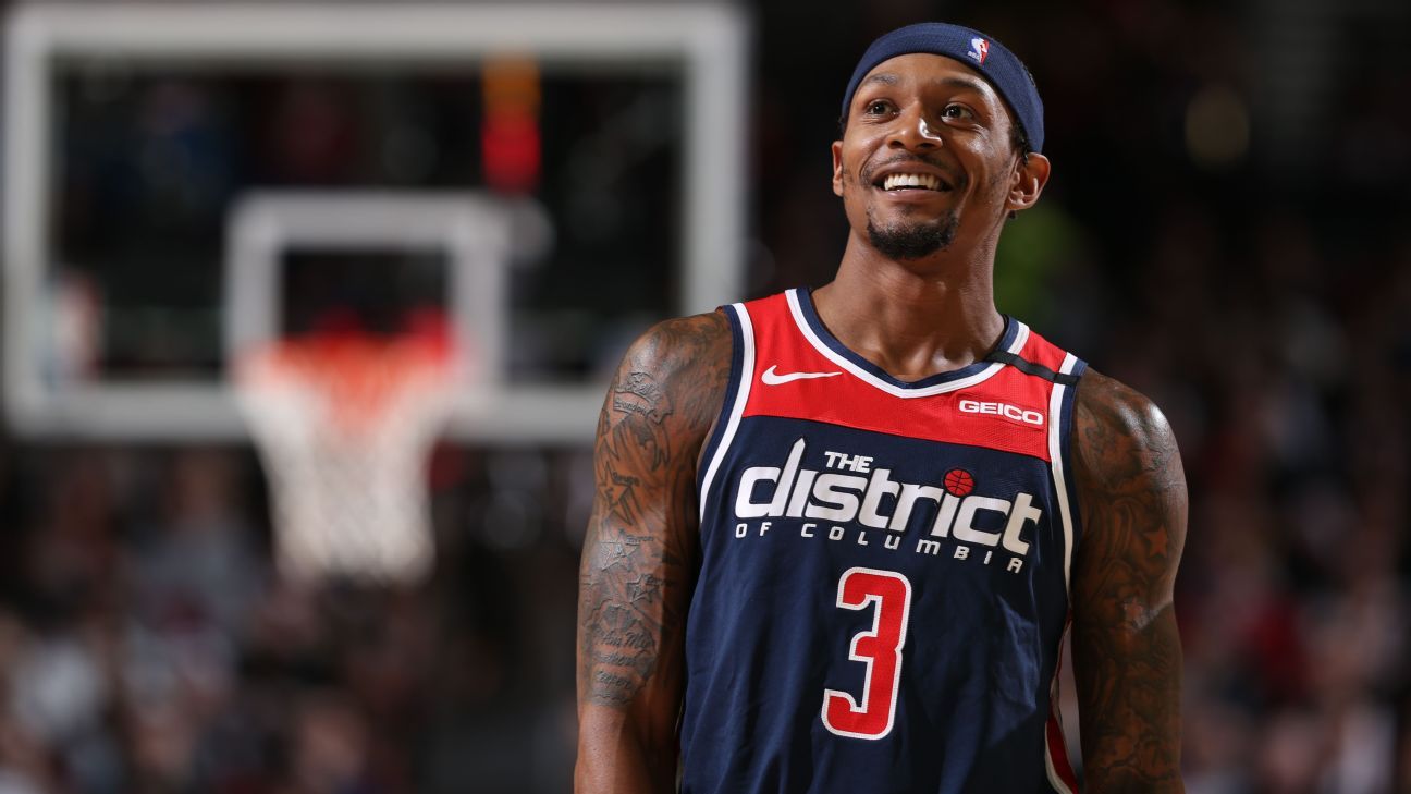 Washington Wizards' Bradley Beal says little about free agency, but wrist making..
