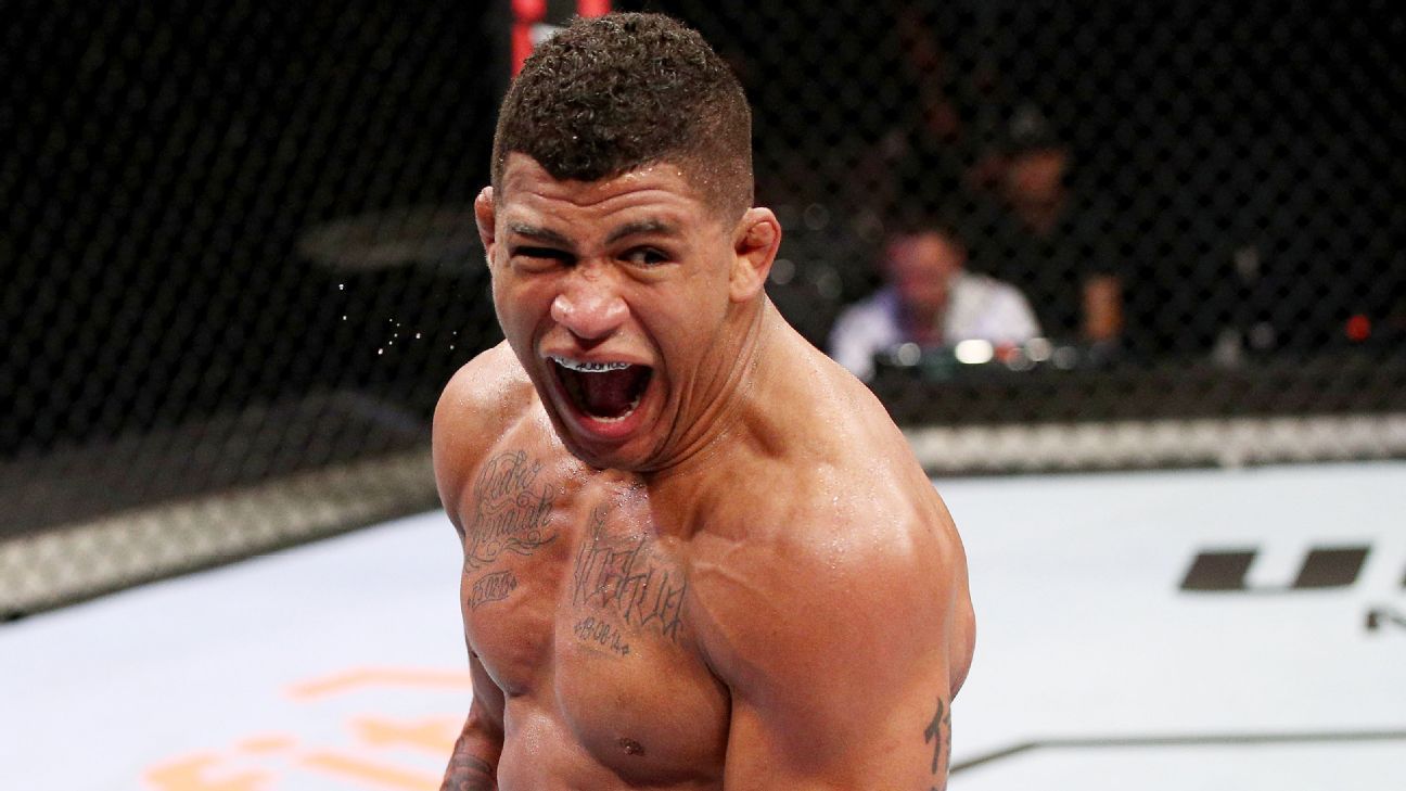 Ufc Fight Night Gilbert Burns Makes Statement Johnny Walker