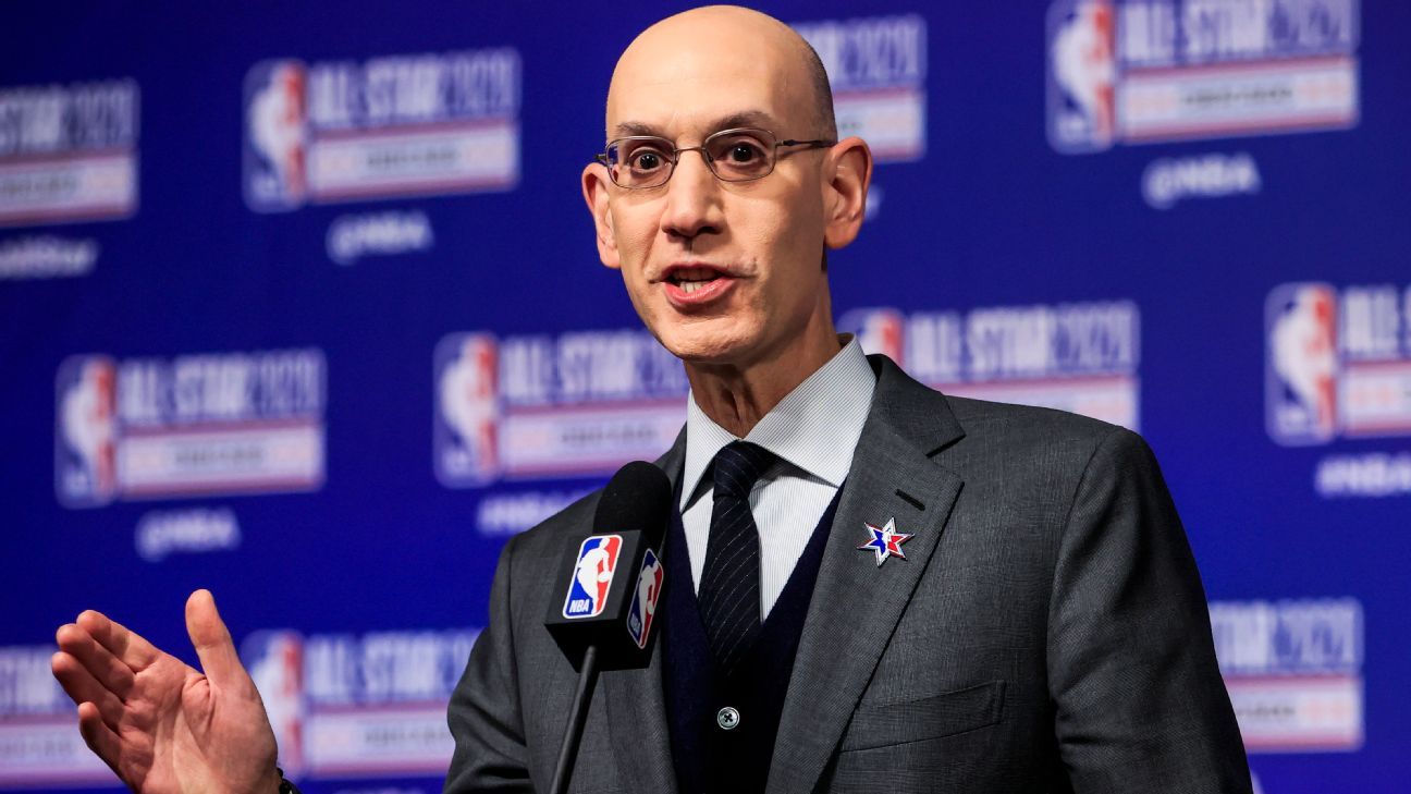 NBA commissioner Adam Silver says “most players” will receive the COVID-19 vaccine, but is not required to do so