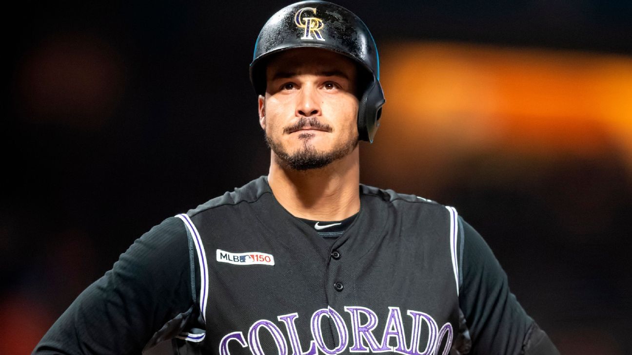 Nolan Arenado Black & Gold Colorado Rockies Baseball Jersey