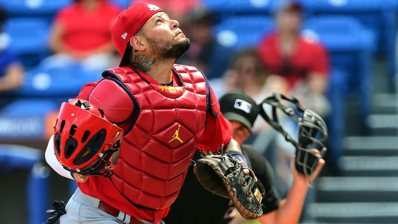 My numbers are obviously there' -- Yadier Molina on catching and