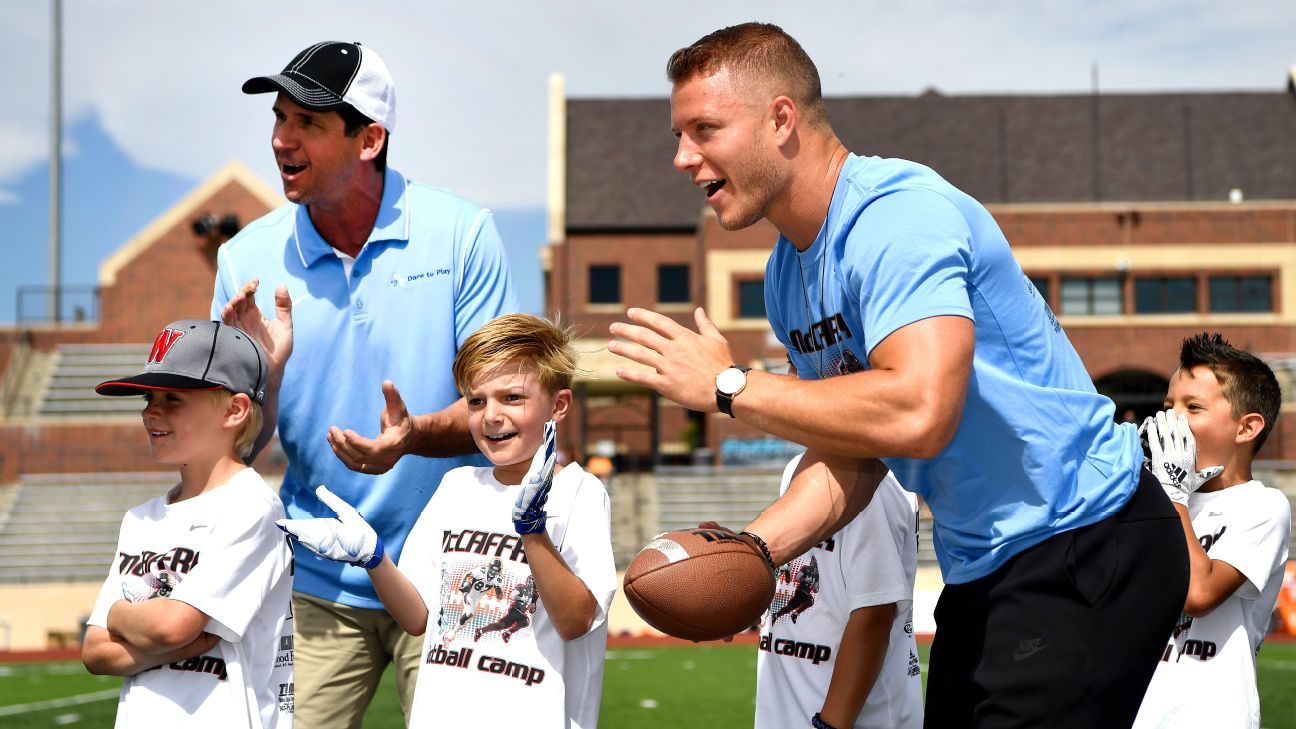 How McCaffrey Found His Own Niche in a Football-Crazy Successful Family -  University of Michigan Athletics