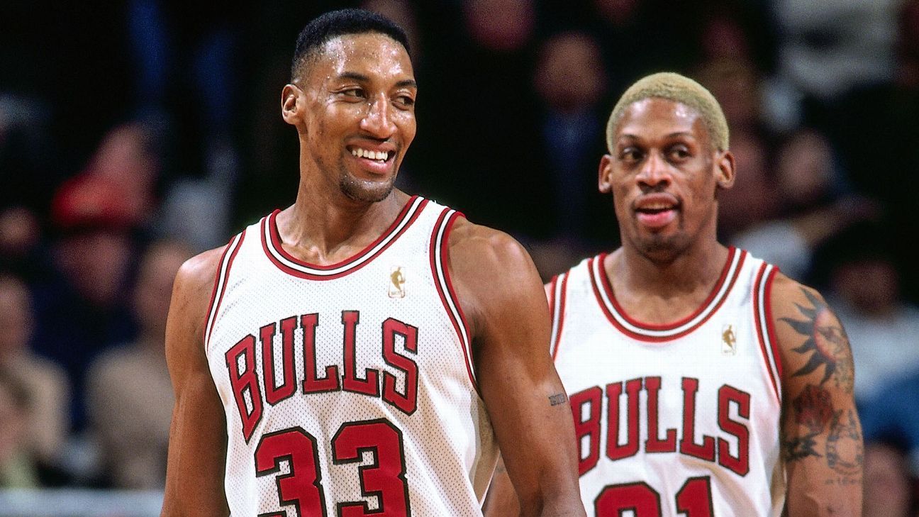 Chicago Bulls Cards Michael Jordan, Scottie Pippen, Dennis Rodman