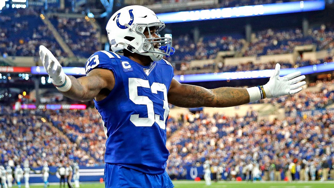 Long-term availability of Darius Leonard, Quenton Nelson