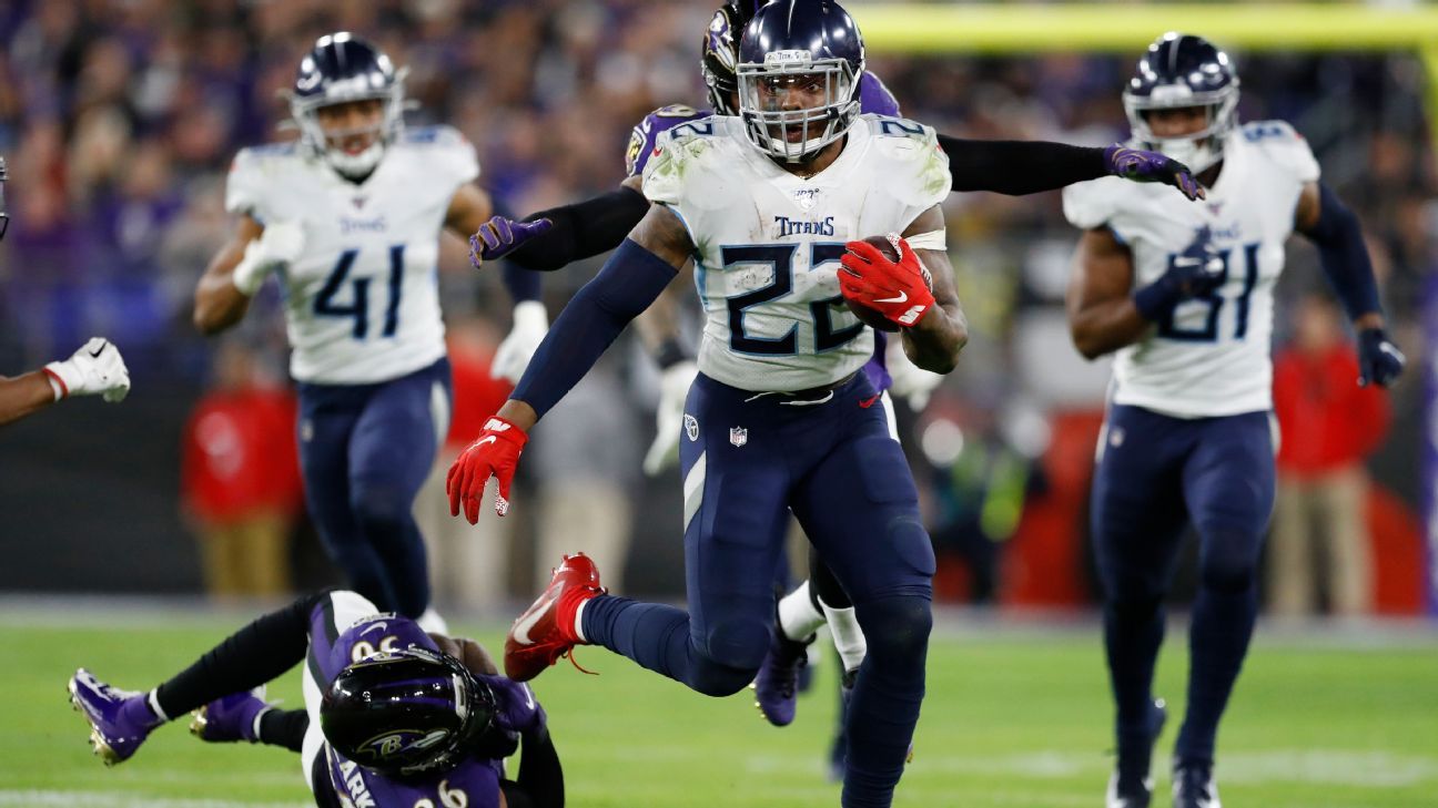 Tennessee Titans RB Derrick Henry signs franchise tender 