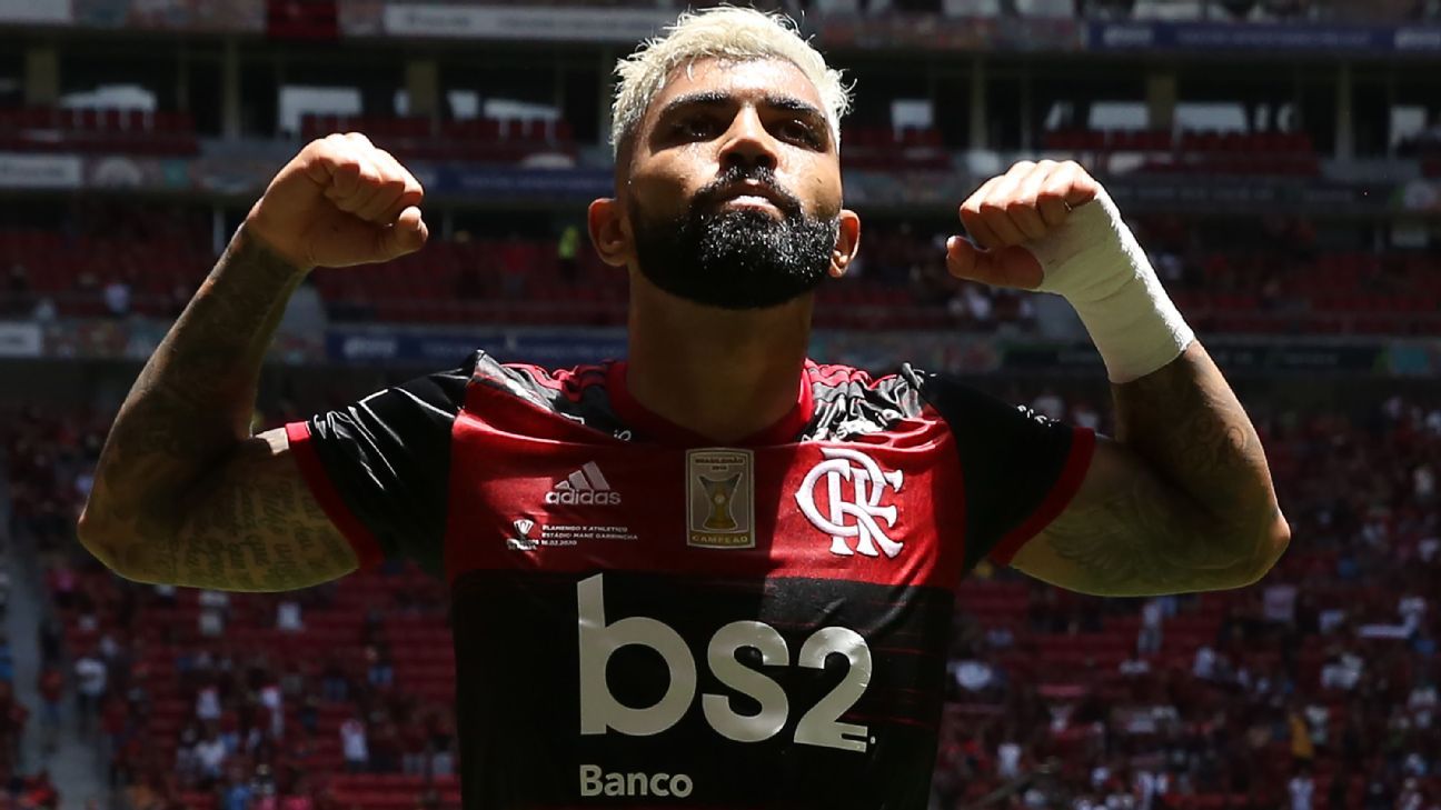 Cobrado por marcação, Gabigol é elogiado por auxiliar do Santos: 'Agora joga  coletivamente' - ESPN
