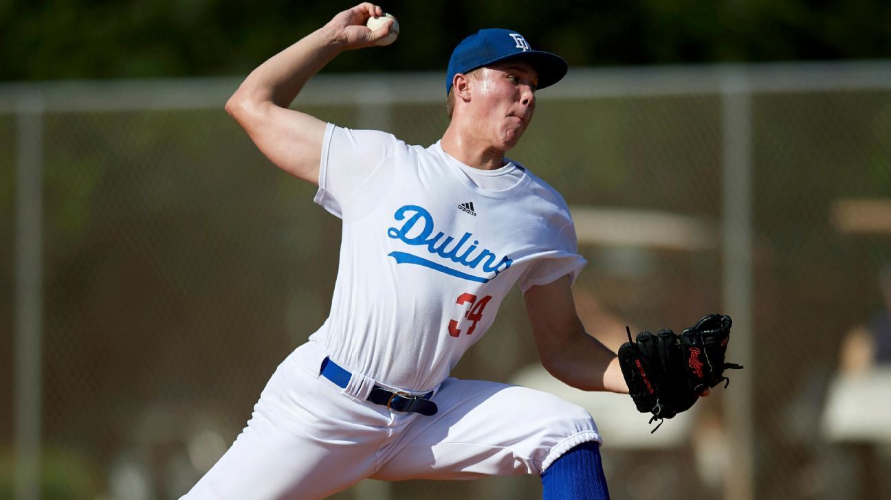 Meet the 2020 MLB draft's man of mystery -- A 17-year-old pitcher