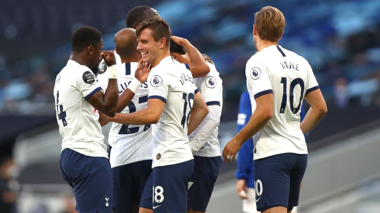 tottenham hotspur vs everton football match summary july 6 2020 espn tottenham hotspur vs everton