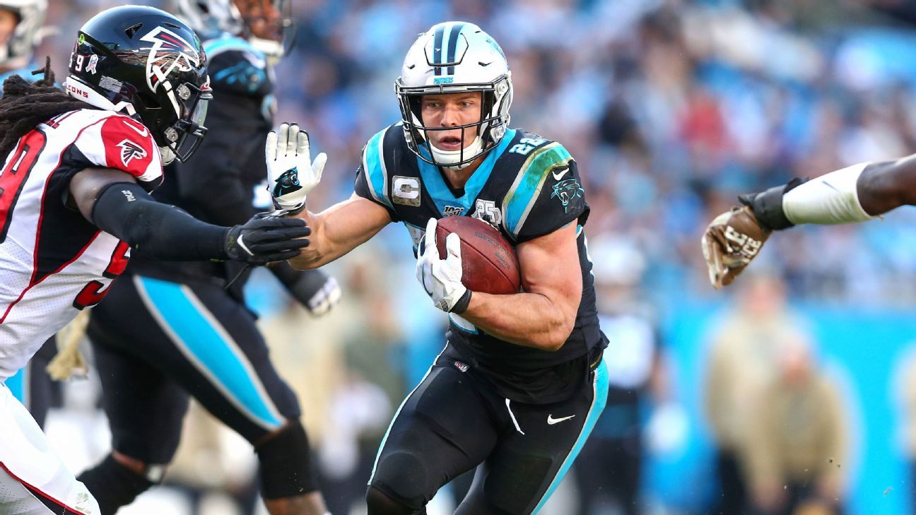 Panthers' Christian McCaffrey back at practice after missing 5