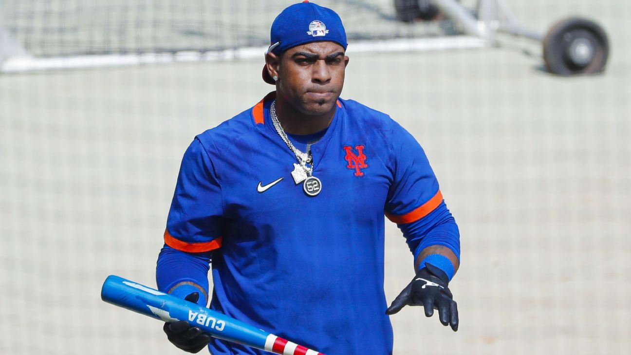 Once equipos an exhibition of Yoenis Céspedes;  Mets are not presented