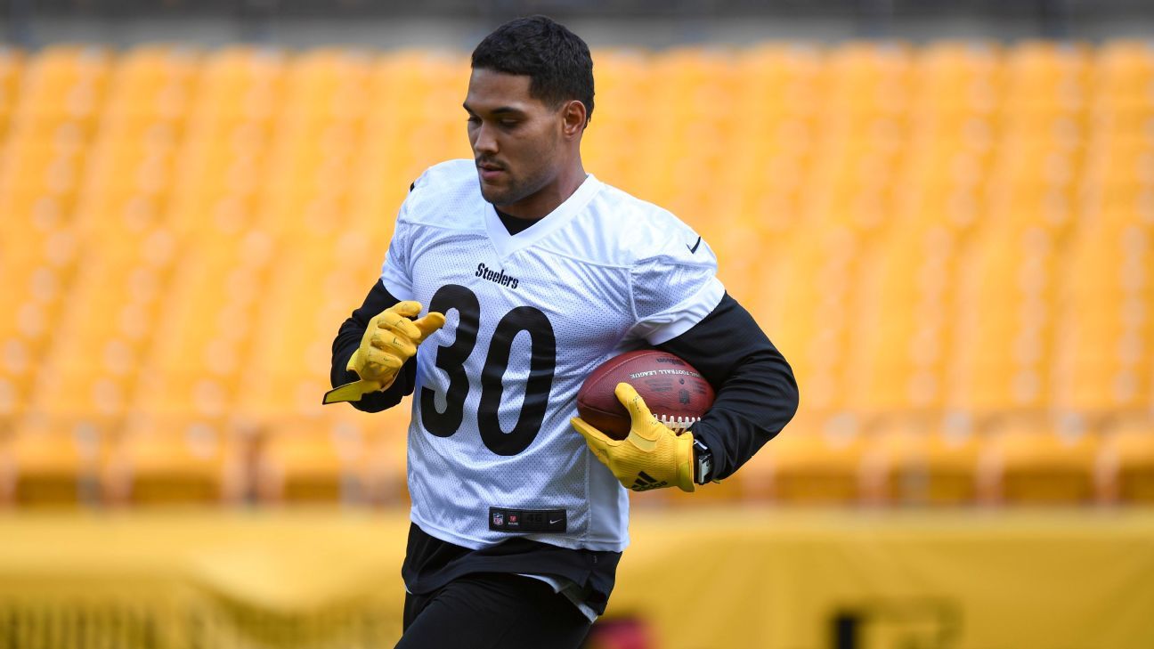 James Conner Placed on Steelers' COVID-19 List; out vs. Ravens