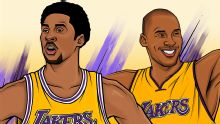 Kobe Bryant's two legendary NBA careers as No. 8 and No. 24