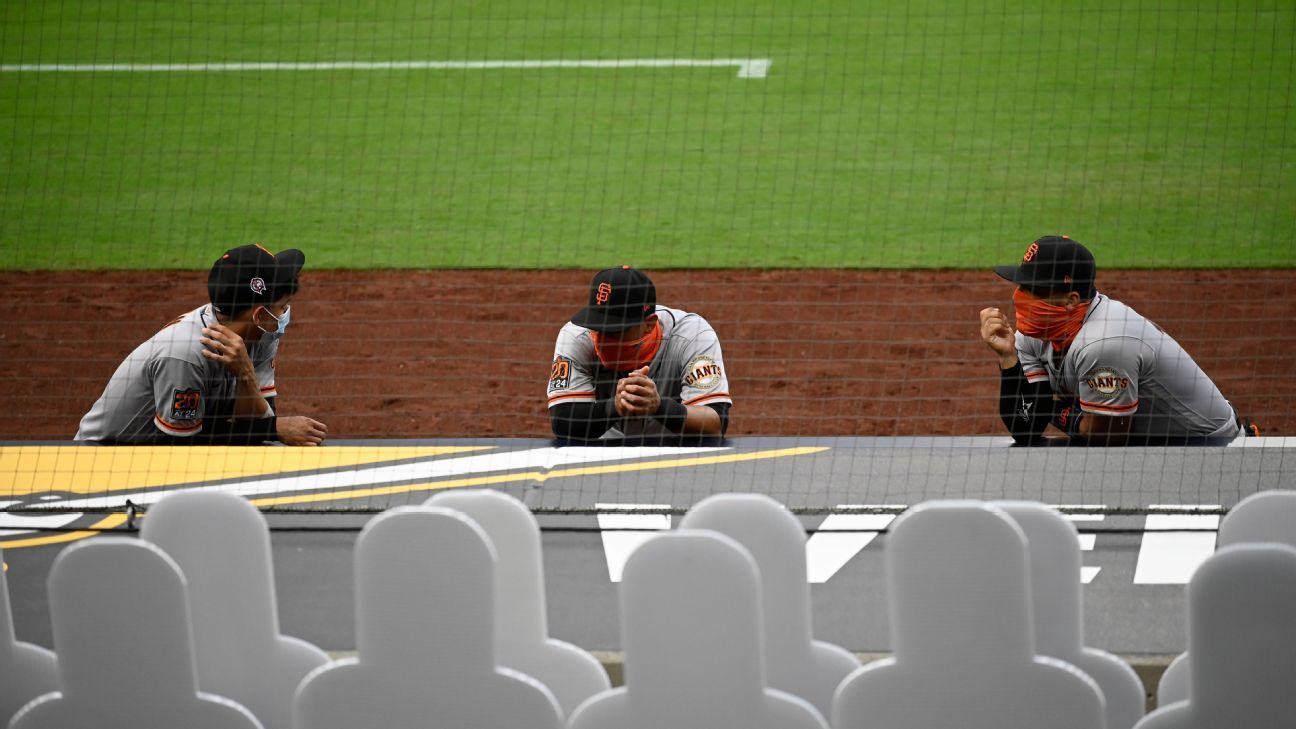 San Francisco Giants game in San Diego postponed due to positive