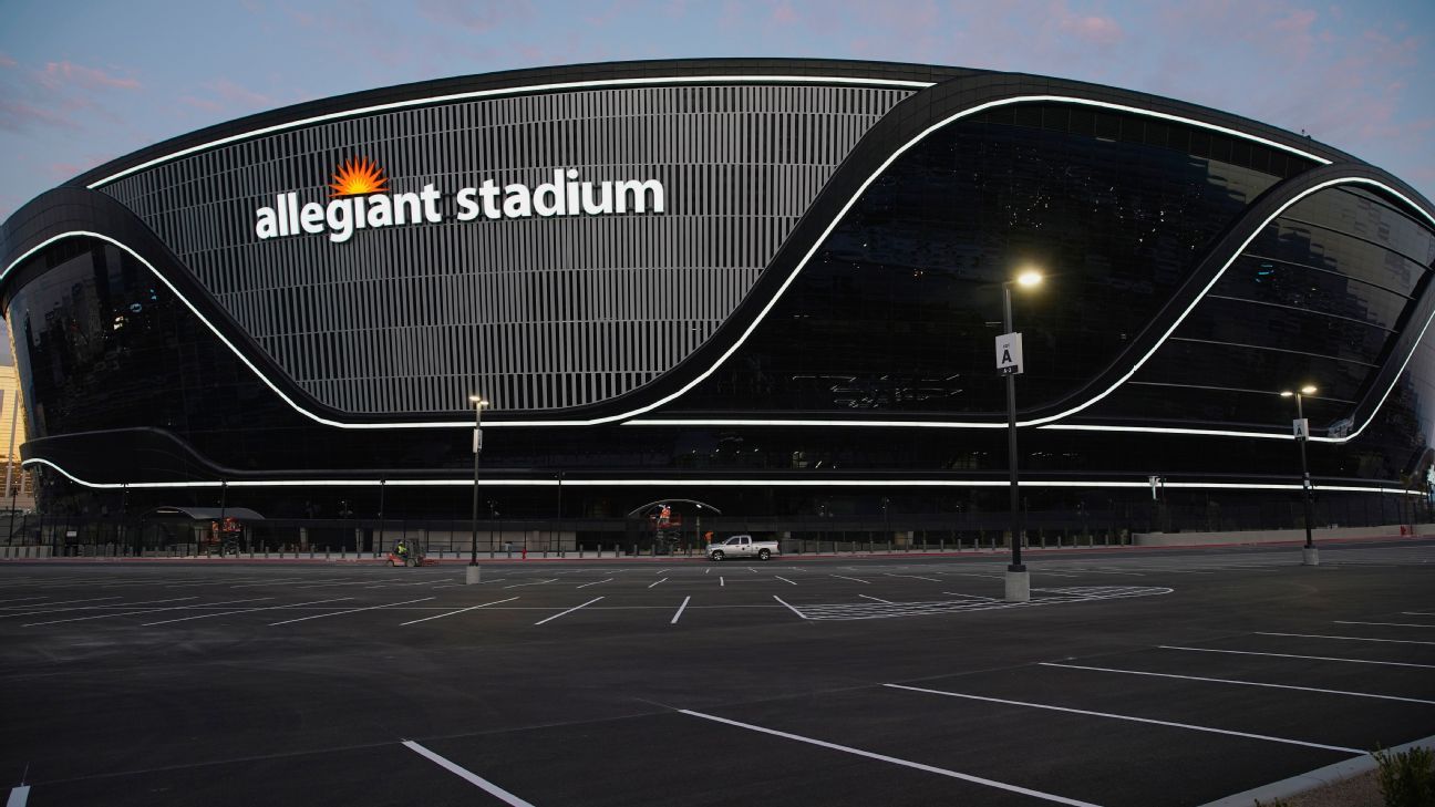 Fans vote Allegiant Stadium in Las Vegas 'top stadium for gameday