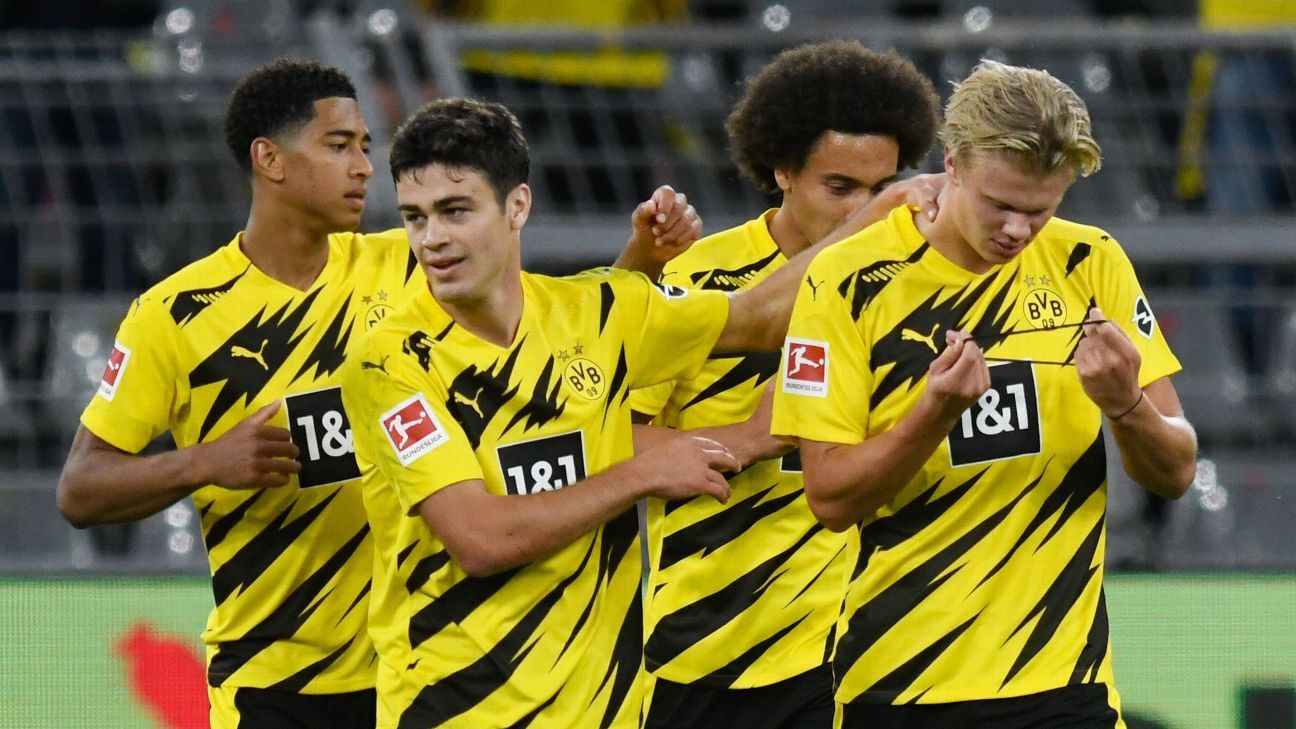 Borussia Dortmund Vence M Gladbach Em Estreia Na Bundesliga Com Dois De Haaland E Garotos De 17 Anos Brilhando