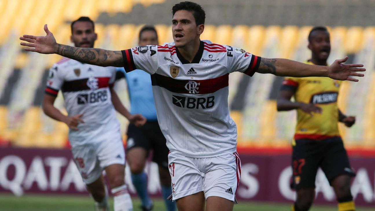 Libertadores Flamengo Vence Barcelona De Guayaquil Por 2 A 1 Com Gols De Pedro E Arrascaeta