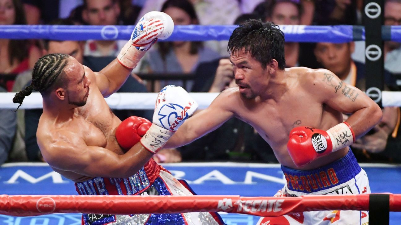 Сравнение статистики ударов Мэнни Пакьяо по данным CompuBox