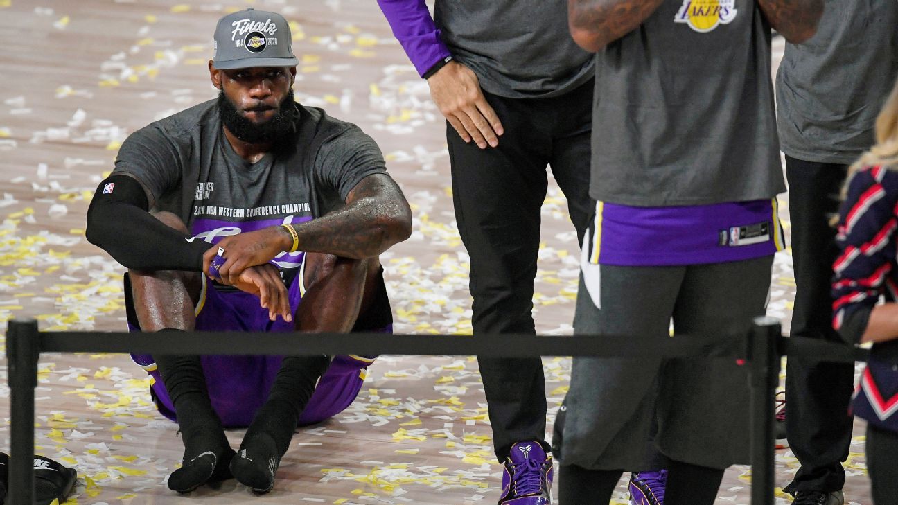 NBA Finals: LeBron James and Los Angeles Lakers 'thinking about