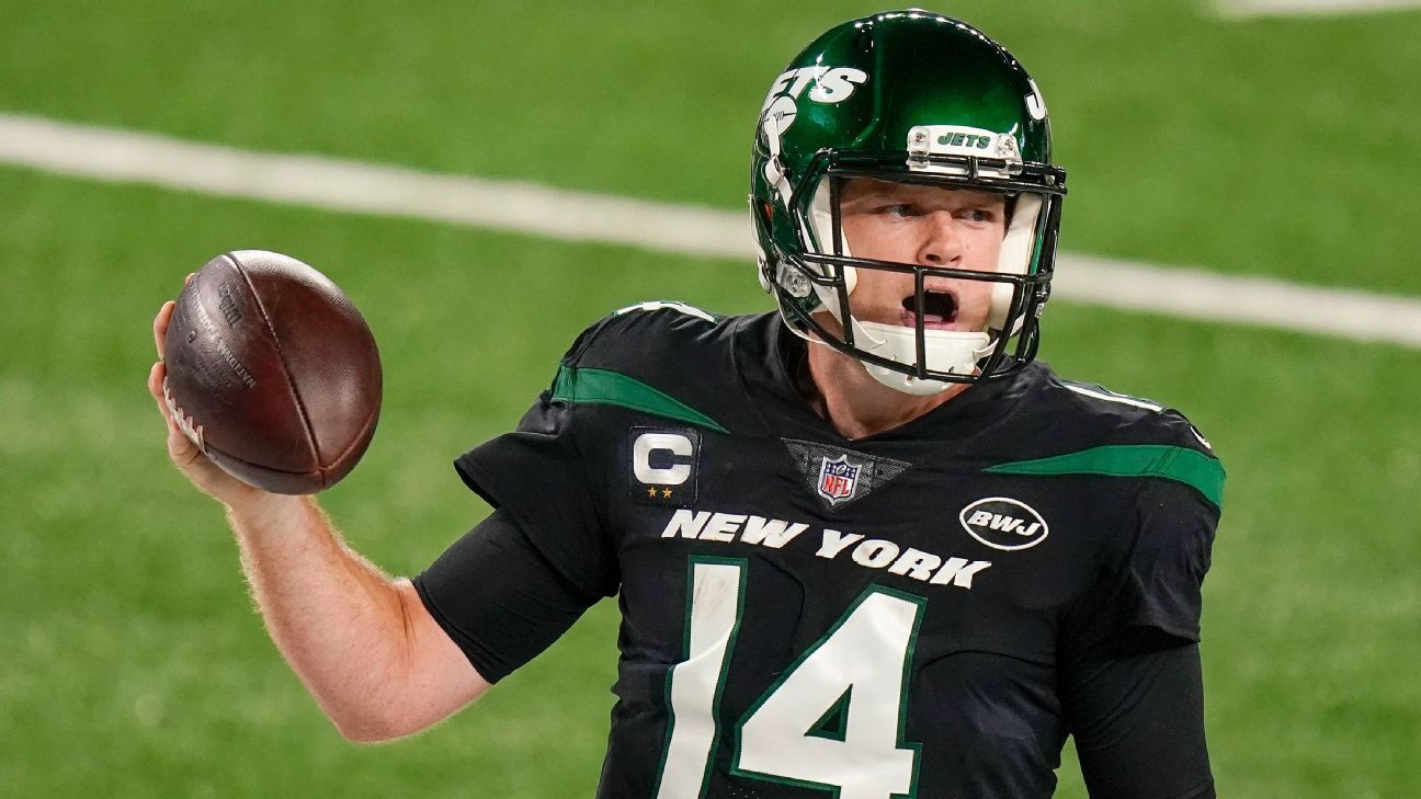 New York Jets QB Sam Darnold will not practice Thursday; Breshad Perriman  limited