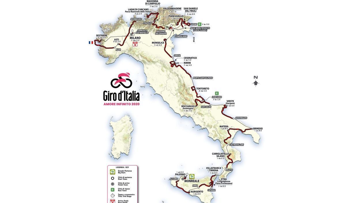 Calendario del Giro de Italia 2021, etapa por etapa, ¡en vivo!