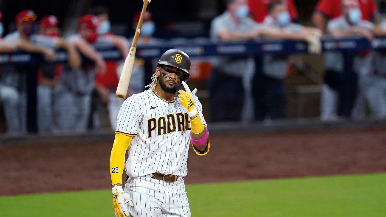 Tatis tying HR in 9th, Myers HR in 12th, Padres beat Astros