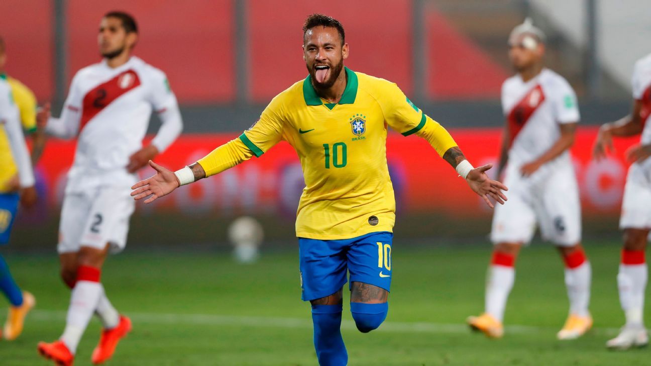 Peru Vs Brazil Football Match Report October 13 2020 Espn