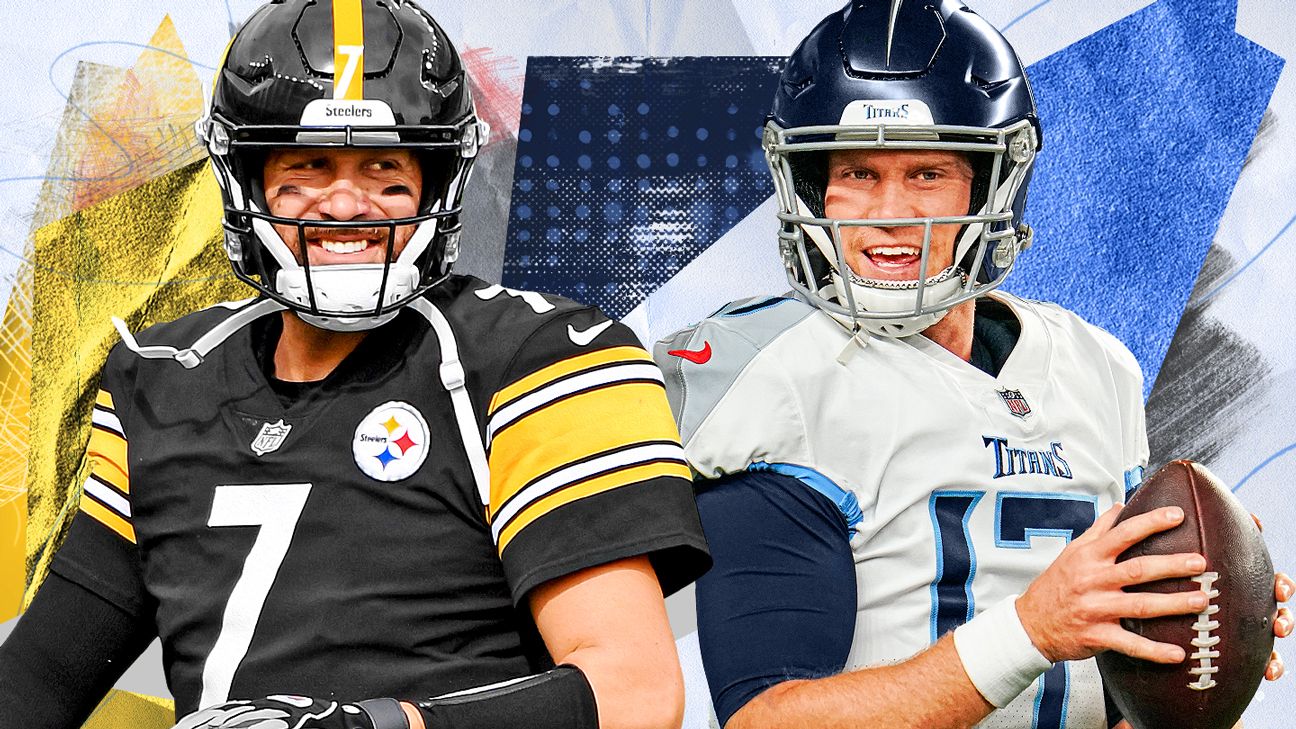 Steelers' Ben Roethlisberger, Titans' Ryan Tannehill silence doubters by  winning - ESPN