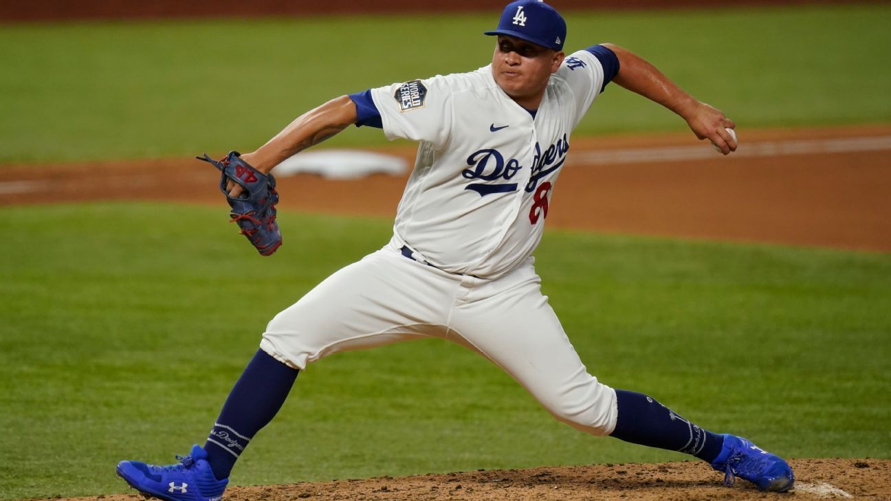 Pitcher de Dodgers, Víctor González cumplió la promesa que hizo en